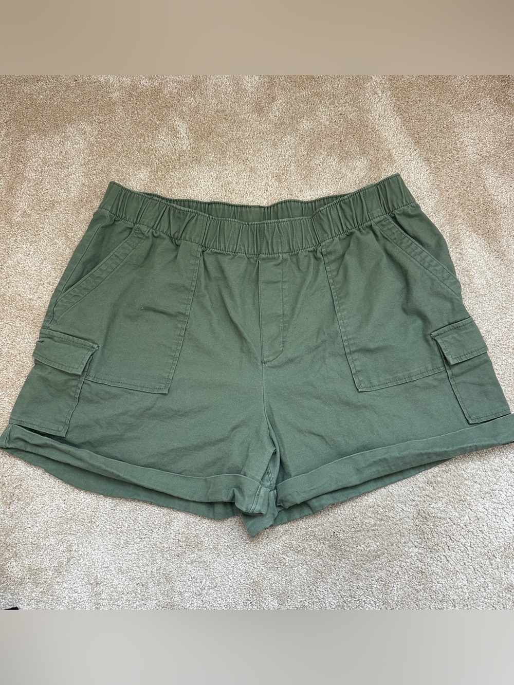 Lucky Brand Olive Green Cargo Utility Shorts – Size L